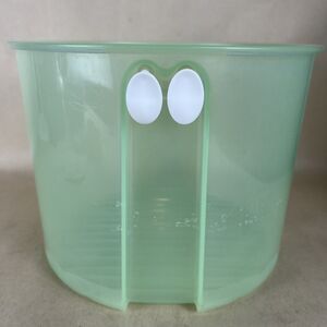 Tupperware FRIDGESMART ROUND Container Bowl 20 Cup Green 3998A-1 No Lid USA Made